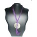 Original Moroccan Fabric Medal Necklace "Jadida"
